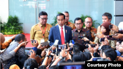 Presiden Joko Widodo di Jakarta, Senin 14 Mei 2018, berbicara soal aksi terorisme di Surabaya. (Foto: Biro Pers Istana)