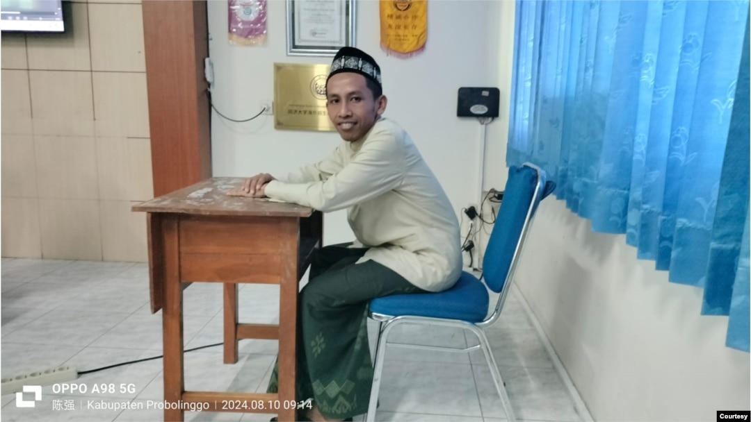 Syamsul Hadi-- Koordinator pembelajaran bahasa mandarin di Nurul Jadid Probolinggo (Dokumentasi Nurul Jadid)