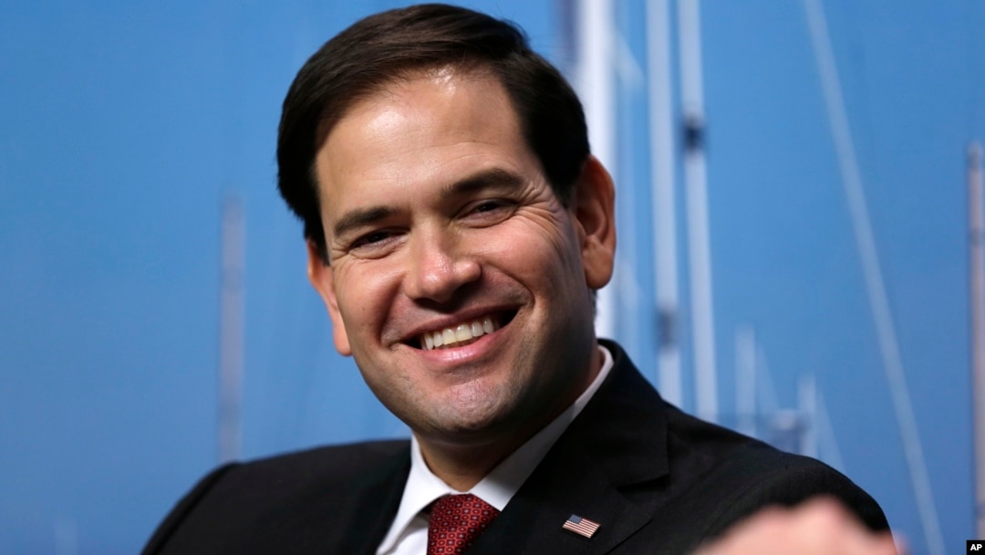 Republican presidential candidate Sen. Marco Rubio, R-Fla. during a campaign event at Saint Anselm College in Manchester, New Hampshire, Nov. 4, 2015. 