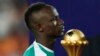 USadio Mane odlalela iqembu leSenegal emidlalweni eyeAfrica Cup of Nations. (AP)