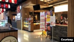 Restoran di sebuah mal di Jakarta, sepi pengunjung. (Foto: PHRI)