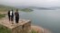 People look at the Dukan dam in Iraq's northern autonomous region of Kurdistan, 65 kms northwest of Suleimaniyah, which was built in 1955 and has reached its highest water levels following heavy rains in the region, April 2, 2019.
