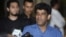 Abdullah Al-Senussi, head of the Libyan Intelligence Service speaks to the media in Tripoli August 21, 2011. 