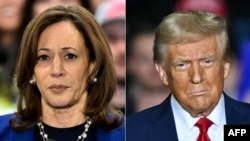 Kamala Harris da Donald Trump, ‘yan takara biyu masu neman shugabancin kasar Amurka