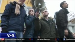 Protesta e studentëve në Shqipëri