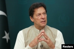 عمران خان، نخست‌وزیر پیشین و در حال حاضر زندانی پاکستان