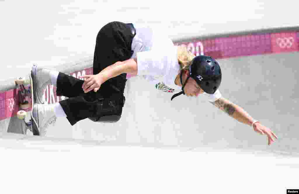 &nbsp;Melissa Williams of South Africa in action REUTERS/Mike Blake