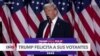 Donald Trump y seguidores celebran triunfo electoral 