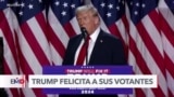 Donald Trump y seguidores celebran triunfo electoral 