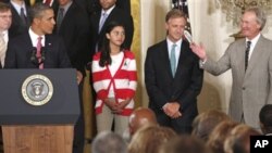 교육 개혁안을 제안한 바락 오바마 미 대통령