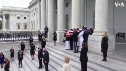 Ginsburg Leaves Capitol for Final Journey to Arlington National Cemetery 