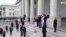 Ginsburg Leaves Capitol for Final Journey to Arlington National Cemetery 