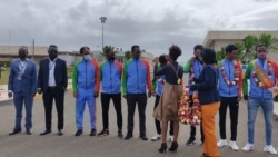 ኣብ ውድድር ቻምፒዮን ቅድድም ብሽክለታ ዓለም ታሪኻዊ ዓወት ዘመዝገበት ሃገራዊ ጋንታ ኤርትራ መተባብዕን ኣቀባብላን ተገይሩላ