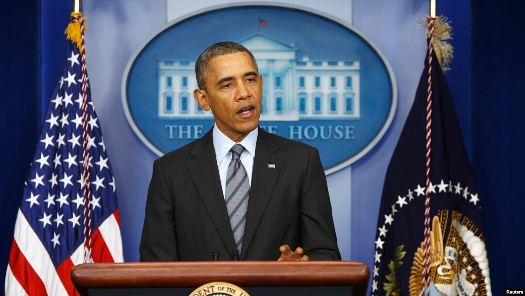 Prezida, Barack Obama dariko avuga ku vyerekeye uko ibintu bimeze muri Ukraine