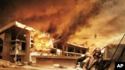 19 Ocak: Başkan Barack Obama, Amerika'ya resmi ziyarette bulunan Çin Devlet Başkanı Hu Jintao'yla Beyaz Saray'da el sıkışıyor. (Reuters/Jim Young)