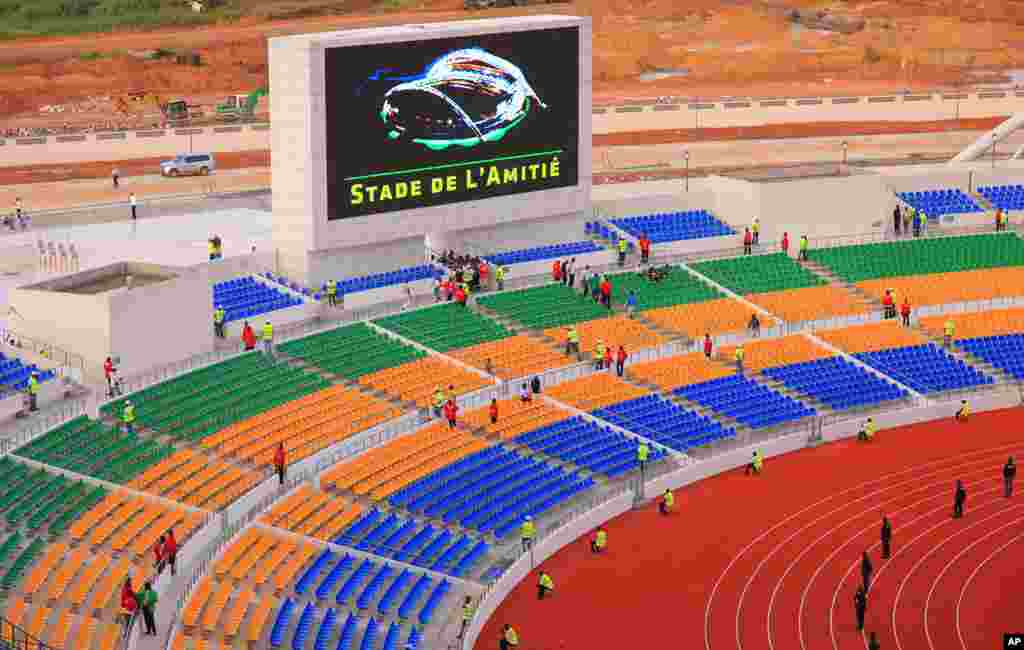 A North View of the Friendship Stadium in Libreville, which will be used for the finals of the African Nations' Cup (Gabon Local Organizing Committee)