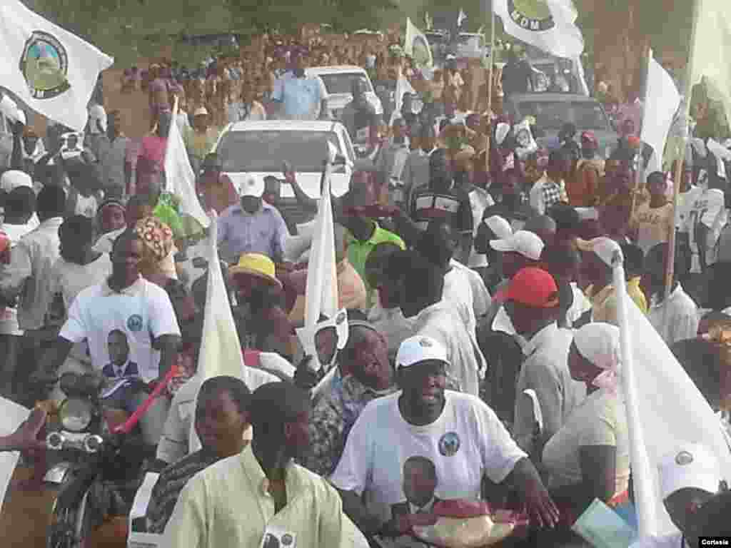 Daviz Simango em&nbsp;Cumaba, província do Niassa 