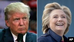 Republican presidential nominee Donald Trump and Democratic presidential nominee Hillary Clinton will meet for their second debate Oct. 9, 2016, in St. Louis, Missouri.