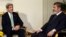 Državni sekretar Džon Keri u razgovoru sa egipatskim predsednikom Mohamedom Morsijem u Kairu, 3. mart, 2013.