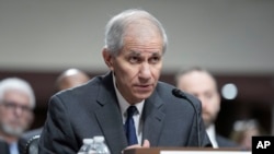 FILE - Federal Deposit Insurance Corporation Board of Directors Chairman Martin Gruenberg is shown on May 18, 2023, on Capitol Hill in Washington. 