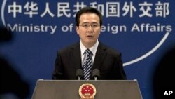 Chinese Foreign Ministry spokesman Hong Lei (file photo)