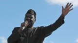 FILE - Opposition leader Raila Odinga addresses his supporters in Nairobi, Kenya, Nov. 28, 2017.