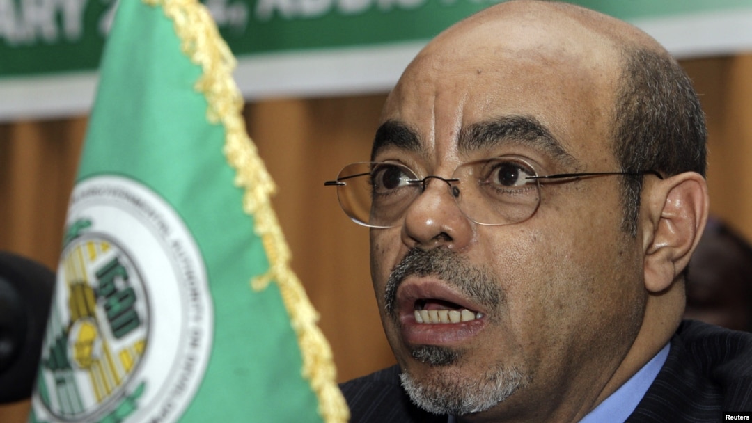 Ethiopia's Prime Minister Meles Zenawi in Addis Ababa, January 27, 2012. 