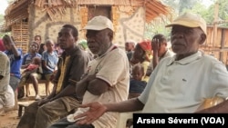 Un groupe de pygmées de Souanké dans la Sangha, à Souanke, le 10 août 2021. 