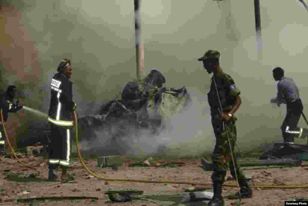 Qarax ka dhacay wadada KM 4 ee magaalada Muqdisho