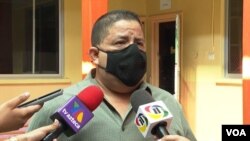 Alexander Leiva, de la Secretaría de Trabajo de Honduras.