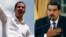 Pemimin Oposisi Venezuela, Juan Guaido (kiri) dan Presiden Venezuela Nicolas Maduro.