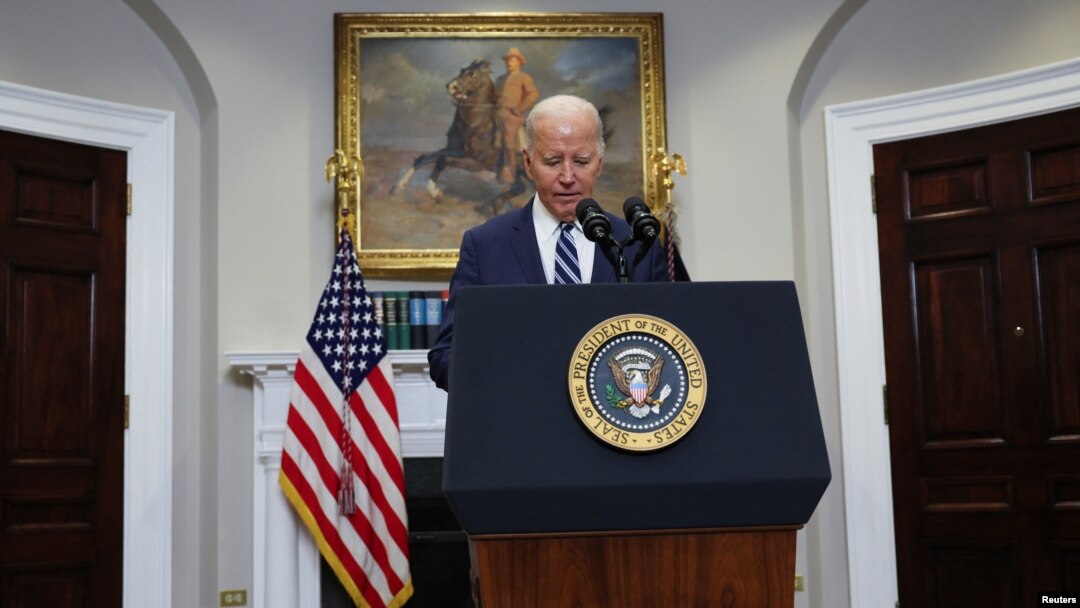 Američki predsjednik Biden govori o smrti Alekseja Navalnog tokom izjava iz Bijele kuće u Washingtonu