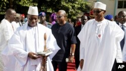 Shugaba Mohammadu Buhari da Yahya Jammeh 