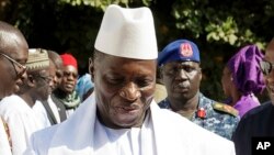 Yahya Jammeh shugaban Gambia da wa'adinsa zai kare gobe Alhamis amma ya ki ya mika mulki