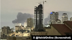 دود ناشی از انفجار - بامداد دوشنبه ۲۵ اسفند (وحید آنلاین)