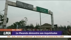 Le Rwanda face à Ebola