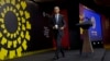 President Barack Obama walks away from the podium after finishing his news conference at the Asia-Pacific Economic Cooperation (APEC) in Lima, Peru, Nov. 20, 2016.