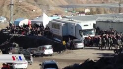 کەسوکاری کرێکارانی نێو کانە مسەکەی ناوچەی شیروانی تورکیا لە چاوەڕوانی چارەنووسی ڕۆڵەکانیانن