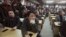 South Korean owners who run factories in the Kaesong Industrial Complex, attend an emergency meeting held by the council of South Korean companies operating in the industrial park, in Seoul, South Korea, Friday, Feb. 12, 2016.