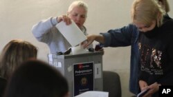 Фото: скриня для "референдуму" у Волгограді, Росія, 23 вересня 2022 для голосування мешканців окупованих територій 