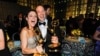 Julia Louis-Dreyfus, winner of the Best Actress in a Comedy Series, and Tony Hale, winner of the Best Supporting Actor in a Comedy Series, celebrate at the 65th Primetime Emmy Awards HBO after party in West Hollywood, Sept. 22, 2013. 