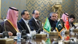 Dîmenek ji civîna Îran û sê welatên îmzekerên Peymana Berevanîyê ya Mekkeyê — Tirkîye, Erebistana Saûdî û Pakistanê, Tehran, 261ê Cotmeha 2026’an.
