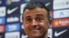 Luis Enrique lors d'une conference de presse à Barcelone, Espagne le 12 février 2016