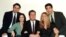 FILE - The cast of the American TV sitcom "Friends," left to right, Courteney Cox, Matt Le Blanc, Matthew Perry, David Schwimmer and Jennifer Aniston, March 25.
