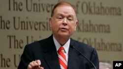 FILE - David Boren, president of the University of Oklahoma.