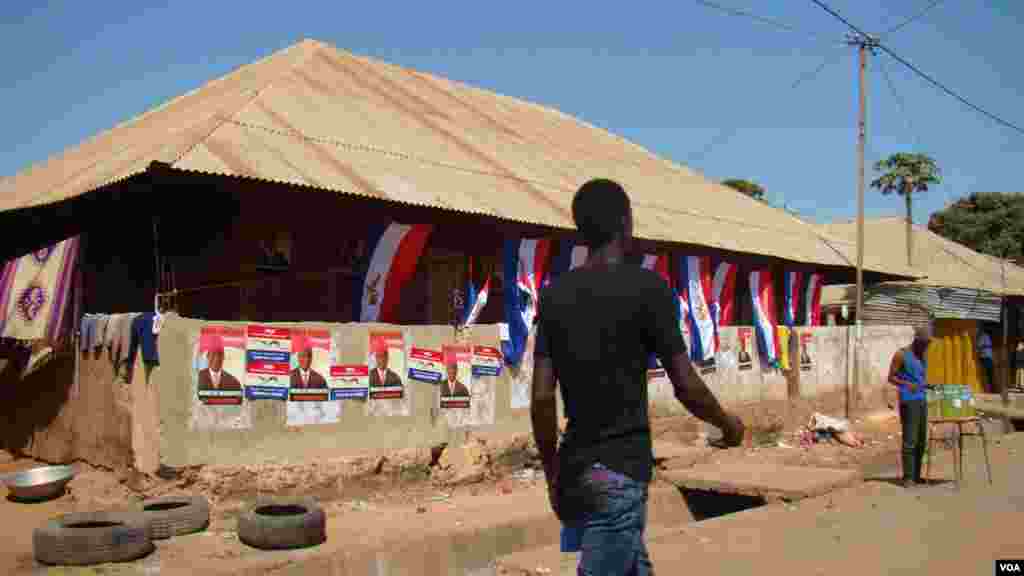 Cidade de Bissau, por altura das Eleições Gerais de 13 de Abril de 2014. Guiné-Bissau