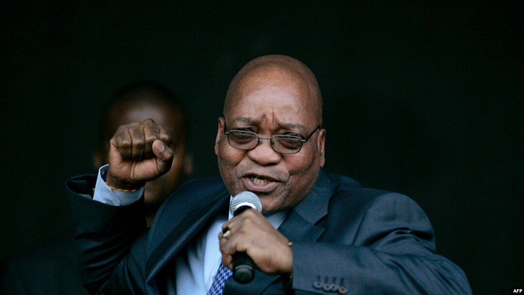 Južnoafrički predsednik Džejkob Zuma tokom govora 29. novembra 2017. godine 