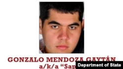 A $15 million reward is being offered for information leading to the arrest and conviction of the CNJG's Gonzalo Mendoza Gaytán.
