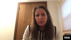 Sarah Moriarty, daughter of American Robert Levinson, who went missing in Iran in 2007, speaks to VOA Persian, Nov. 4, 2019.