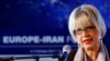FILE - Helga Schmid, secretary general of the European External Action Service, addresses the 4th Europe-Iran Forum in Zurich, Oct. 4, 2017. 
